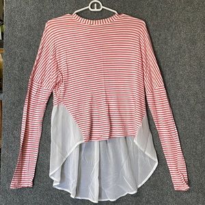 High-Lo long sleeved shirt